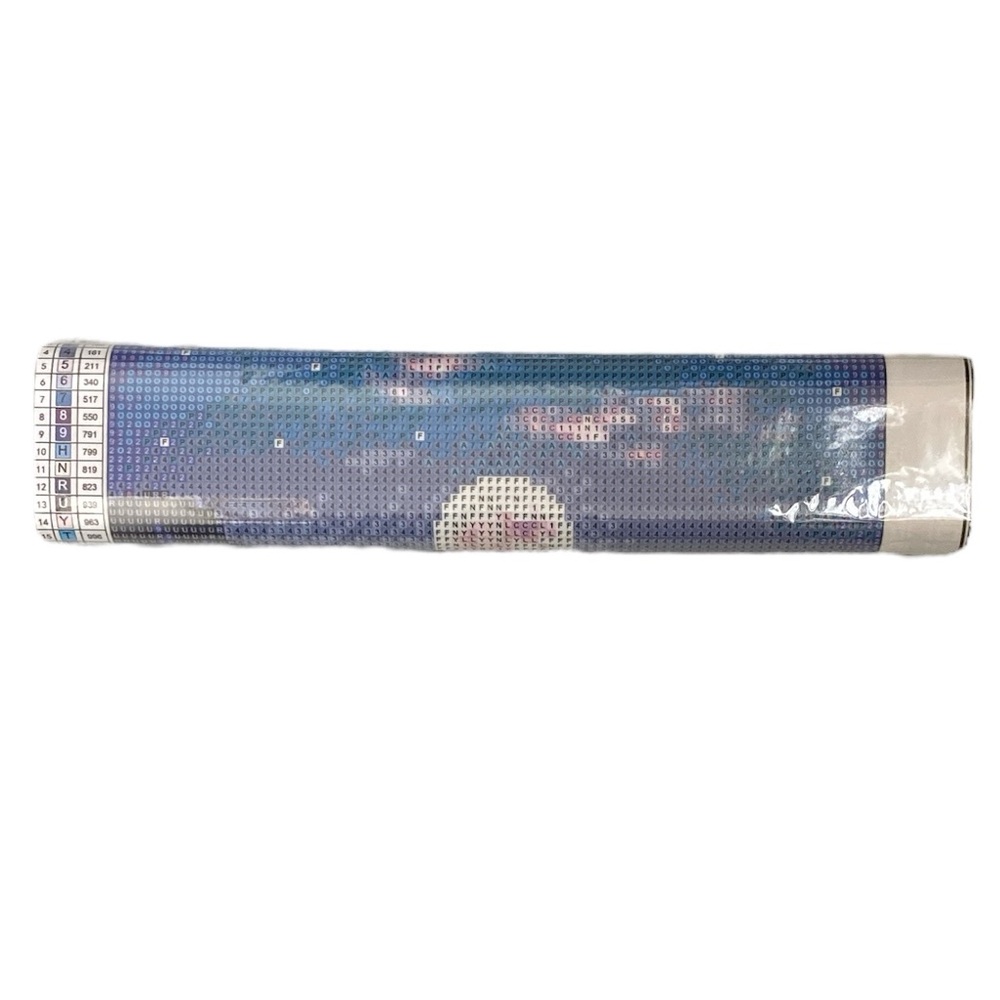 DIY Moonlit Ocean with Glowing Waves Diamond Painting Kit Blue Size 30x40cm - Picture 4 of 10